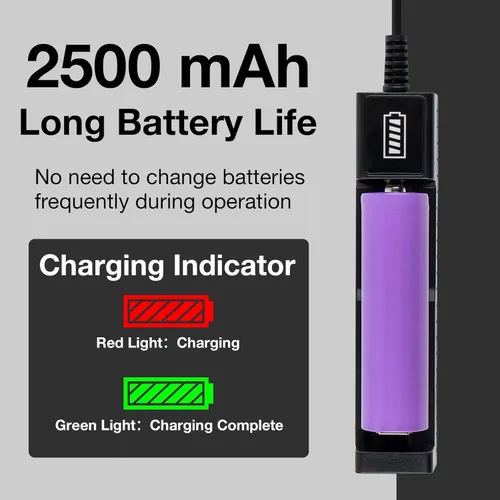 Miniatura 5 de YUZES Luz para Pistola de Pintura en Aerosol con Cargador, Luz Blanca/Cálida 2 Modos, 3 Niveles de Brillo Ajustable, Sistema de Iluminación LED