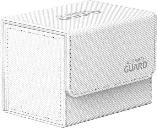 Miniatura 26 de Ultimate Guard Sidewinder 100+, caja de cubierta para 100 tarjetas TCG de doble manga, gris, cierre magnético y forro interior de microfibra para un