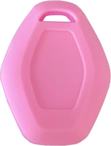 Miniatura 3 de Funda de silicona para llavero de entrada sin llave, protector de repuesto para BMW 3 5 7 Series M3 M5 M6 X3 X5 Z3 Z4 Z8 LX11FZV (rosa)
