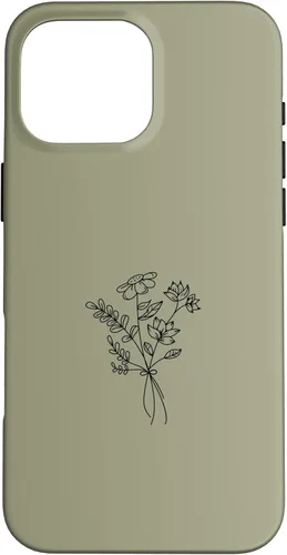 Miniatura 18 de Funda para iPhone 12 mini Wildlfower Floral Flower Khaki