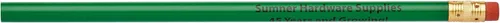 Miniatura 2 de Lápices redondos personalizados con impresión promocional de Pencil Guy, 144 por caja. ¡19 colores para elegir! Verde