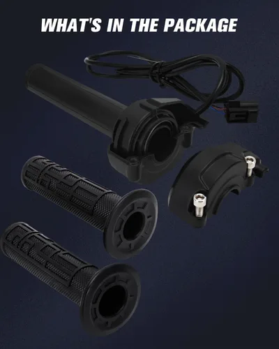 Miniatura 7 de Sur Ron - Conjunto de tubo de acelerador + empuñaduras, paquete de acelerador eléctrico para moto eléctrica Sur Ron Light Bee X/S, color negro