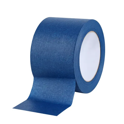 Lichamp Cinta adhesiva ancha de 3 pulgadas, 1 paquete de cinta azul para pintores, papel de enmascarar azul, 3 pulgadas x 55 yardas x 1 rollo