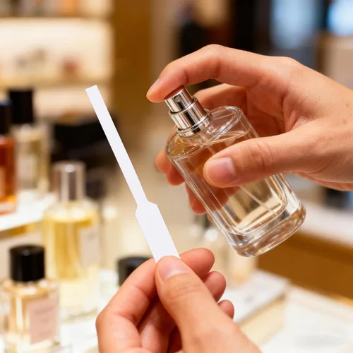 Miniatura 5 de 400 tiras de prueba de perfume blanco, desechables, tiras de papel aromático para aceites esenciales (400)