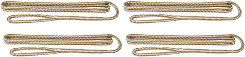 Miniatura 24 de Extreme Max 3006.2168 BoatTector Premium Línea de Guardabarros de Nailon de Doble Trenza Paquete de Valor de 2 - 3/8" x 6', Negro