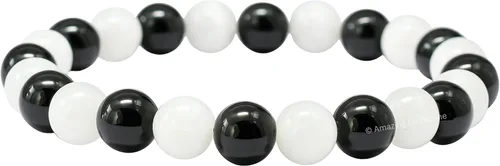 Miniatura 613 de Amazing Gemstone Pulsera de cristal para mujeres y hombres, pulsera de cristal curativo de protección, pulsera elástica con cuentas de piedras
