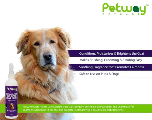 Miniatura 4 de Petway Petcare - Spray de colonia para perros y cachorros, larga duración, lavanda y manzanilla para el cuidado del aroma del abrigo brillante