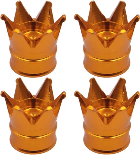 Miniatura 15 de Tapas de Vástago de Válvula de Neumático de Coche 4 PIEZAS Cubiertas Universales de Vástago Juego de Tapas de Válvula de Neumático de Aluminio