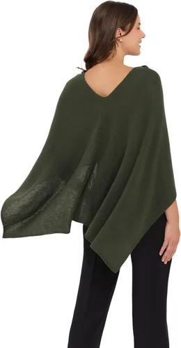 Miniatura 3 de CLAUDIA NICHOLE by Alashan Poncho estilo vestido, 100% cachemira
