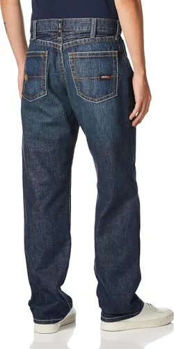 Miniatura 5 de Ariat FR M3 - Pantalones de mezclilla rectos apilables y holgados para hombre, resistentes al fuego, Flint