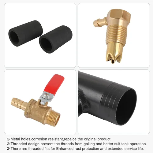 Miniatura 4 de Kit de instalación de tanque de combustible auxiliar diésel compatible con Dodge Ram 1500 2500 3500 2013-actualmente, tanque de combustible auxiliar