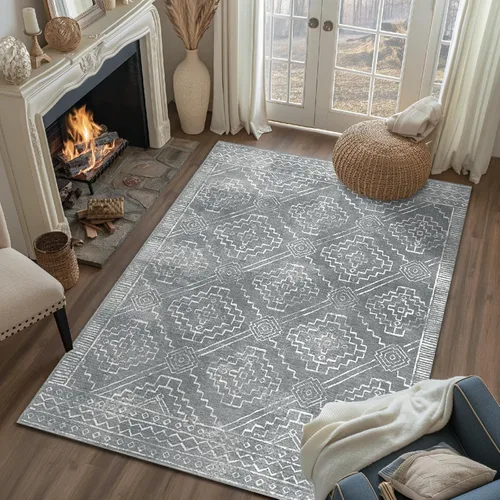 Miniatura 37 de jinchan Alfombra marroquí de pasillo 2x10 para pasillo - Alfombra de pasillo para cocina bohemia lavable a máquina, alfombra moderna suave, Boho
