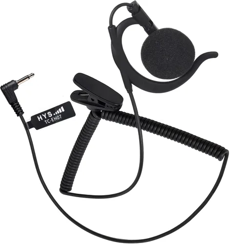 Miniatura 6 de HYS Auricular único con cable de 0.138 in para escuchar, auricular táctico, aplicación de la ley, guardaespaldas, seguridad, kit de auriculares