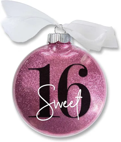 Miniatura 13 de Adorno de Navidad oficial de 13 adolescentes, regalo de cumpleaños número 13 para adolescentes, niño o niña, recuerdo de 13 años, bola brillante