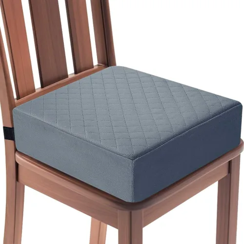 Miniatura 14 de Cojín elevado para adultos, 16 x 16 x 4.5 pulgadas, cojín de asiento de firmeza media para el hogar, oficina, silla de ruedas, automóvil, funda