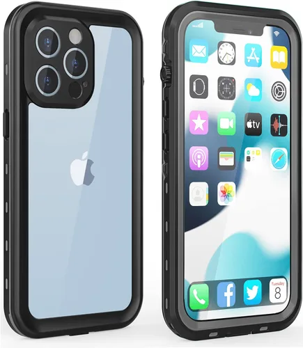 Miniatura 11 de Funda impermeable diseñada para iPhone 13 Mini, funda de cuerpo completo con protector de pantalla y protector de lente de cámara, a prueba