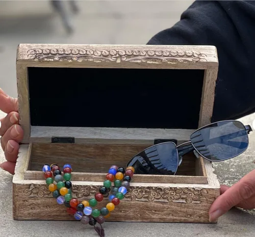 Miniatura 3 de KayJayStyles - Caja de almacenamiento de madera para la joyería, tallada a mano