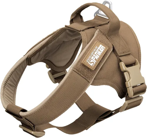 EXCELLENT ELITE SPANKER Arnés táctico para perro, arnés de patrulla militar, chaleco de servicio para perro, chaleco militar para perro, chaleco