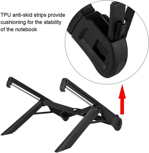 Miniatura 6 de K7 - Mesa plegable para computadora portátil, soporte ajustable para cama y sofá, soporte para bandeja de computadora, adecuado para todas