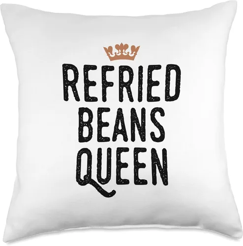 Miniatura 5 de Refried Beans Queen Almohada gráfica, 16 x 16 pulgadas, multicolor