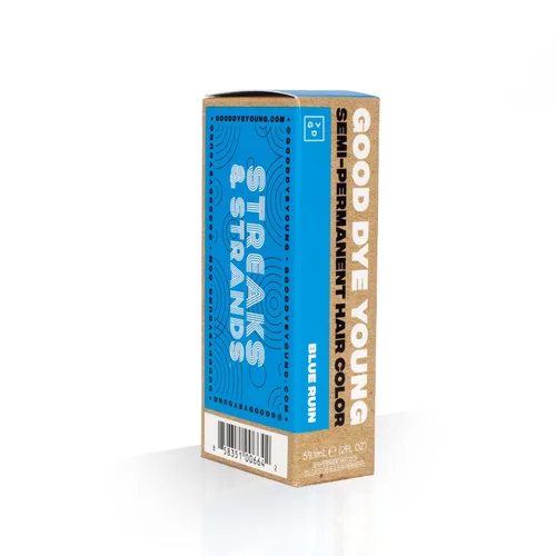 Miniatura 6 de Good Dye Young Streaks and Strands - Tinte acondicionador semipermanente con protección UV (Ruina azul), sin PPD, sin crueldad animal y vegano, dura