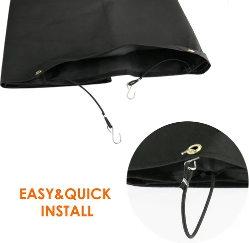 Miniatura 6 de Grisun Cubierta de patio para estufas Camp Chef de 3 quemadores, impermeable, antidecoloración, funda de estufa de 3 quemadores para PRO90, PRO90X