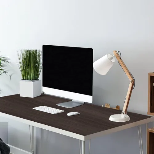 Miniatura 2 de Arthome - Papel de contacto de madera autoadhesivo de nogal marrón, 16.5 x 393 pulgadas, película de vinilo decorativa para encimera, armarios