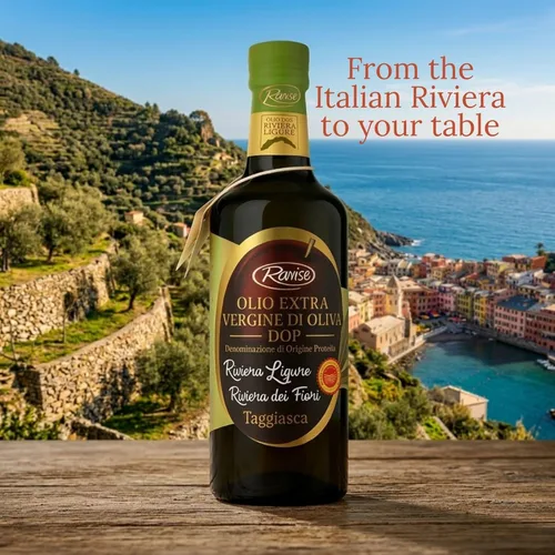Miniatura 3 de Ranise Riviera Ligure DOP Aceite de oliva virgen extra – Prensado en frío, aceitunas Taggiasca 100% italianas, importado de Italia – Delicado