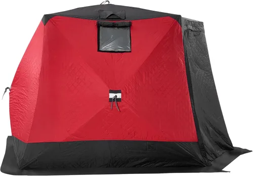 Miniatura 13 de VEVOR Portable Pop-Up Tent, 1-8 Person Insulated Shelter, Large Fishing Area, Hub-Style Shanty for Winter Fishing, Waterproof Oxford Ice Cube with