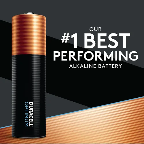 Miniatura 2 de Duracell - Pilas AA Optimum 28 unidades con ingredientes POWER BOOST, paquete resellable para un acceso rápido y fácil y almacenamiento organizado