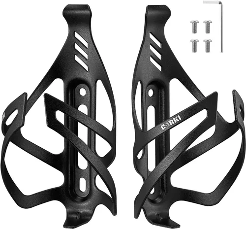 Miniatura 19 de Corki Cycles - Soporte para botella de agua para bicicleta de aleación de aluminio, jaula universal para botellas de agua para bicicletas