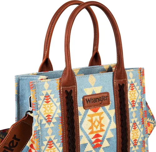 Miniatura 6 de Wrangler Tote Bag Set Aztec Purse for Women Western Hobo Handbag Set