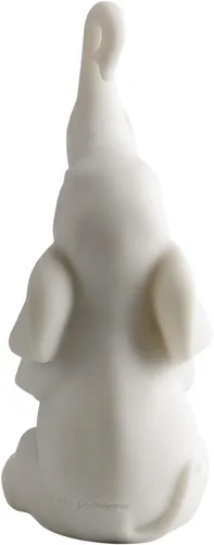 Miniatura 3 de JFSM INC. Figura de elefante de buena suerte de 4 pulgadas con tronco elevado