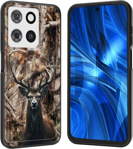 Miniatura 232 de Funda para Moto G 5G 2023, [probada en caídas de grado militar], resistente, resistente, resistente, a prueba de golpes, funda protectora