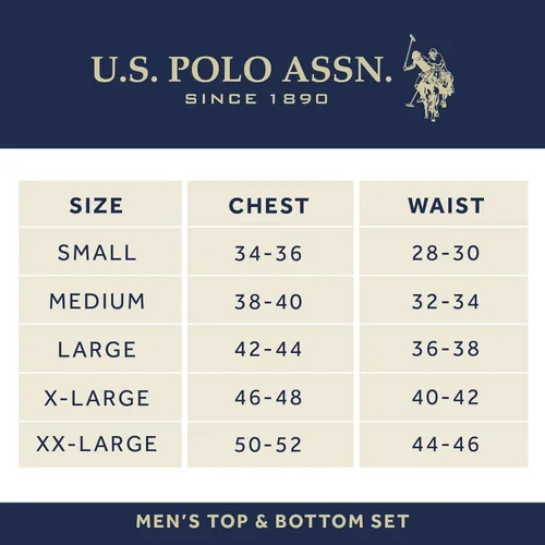Miniatura 5 de U.S. Polo Assn. Men's Thermal Underwear Set - Base Layer Long Sleeve Waffle T-Shirt and Long John Pants