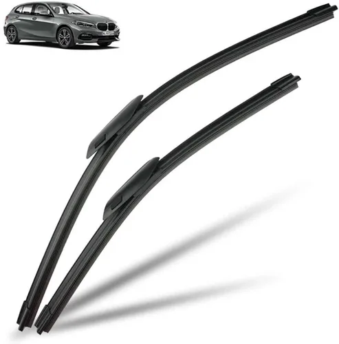 Escobillas de limpiaparabrisas compatibles con BMW Serie 1 F40 2019 2020 2021 2022 2023 Escobillas para parabrisas delantero y trasero, accesorios