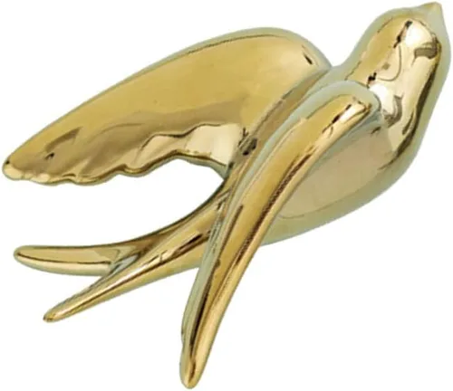 BESPORTBLE 1 estatua de pájaro para colgar en la pared, decoración de pared de cerámica, adorno de estilo nórdico para decoración, diseño de ahorro