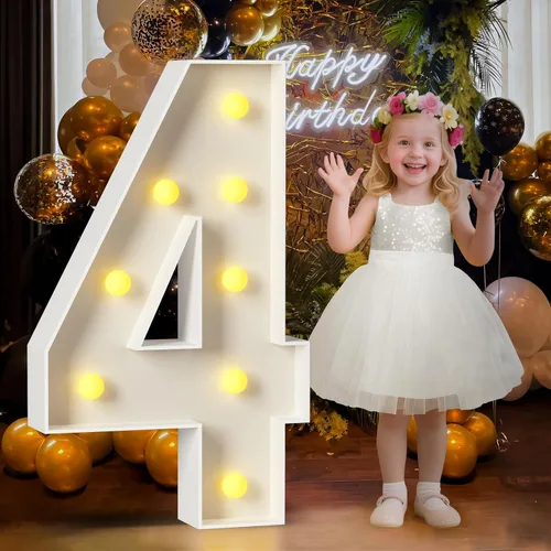 Miniatura 53 de Mixifox Letras O de marquesina de 3 pies, letras grandes iluminadas de 3 pies de alto con luces, letra grande para boda, compromiso, graduación