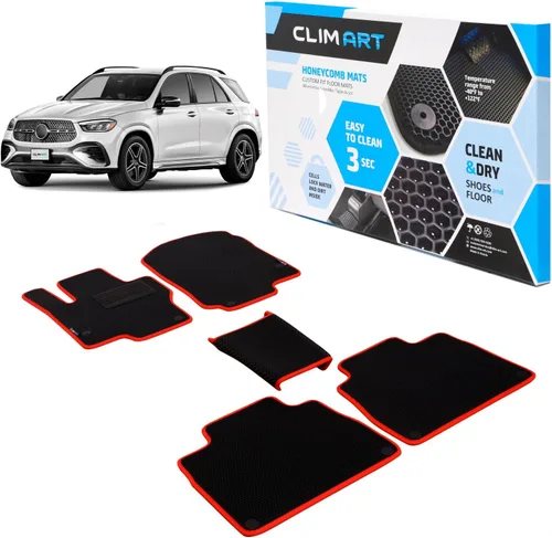 Miniatura 13 de CLIM ART WaterTrap FL011417021 - Alfombrillas de automóvil de ajuste personalizado para Honda CR-V 2017-2022, primera y 2ª fila, alfombrillas
