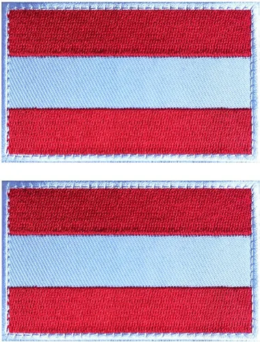 Miniatura 105 de 2 parches de bandera de Japón de AliPlus bordados tácticos militares moral parche apliques gancho y bucle