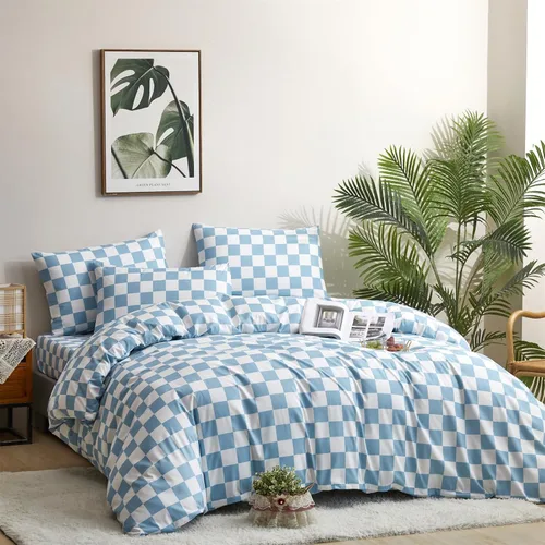 Miniatura 442 de CLOTHKNOW - Juego de edredón verde militar tamaño completo de 3 piezas, juego de ropa de cama verde oscuro, edredón suave con 2 fundas de almohada