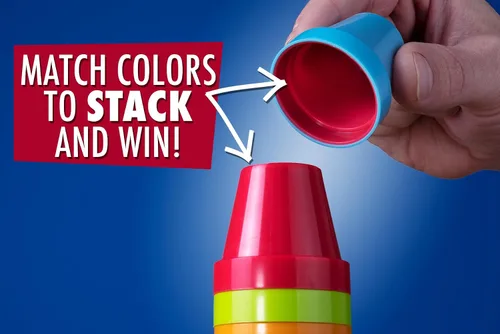 Miniatura 3 de Copa Slam, Speed and Color Matching Cups Kids and Family Game by blue orange Games para 2 a 4 jugadores. Recomendado para niños de 6 años en adelante