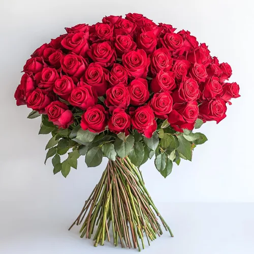 Miniatura 38 de GlobalRose Ramo de 50 rosas surtidas, rosas de origen responsable, flores frescas, ramo fresco de flores seleccionadas a mano para el día