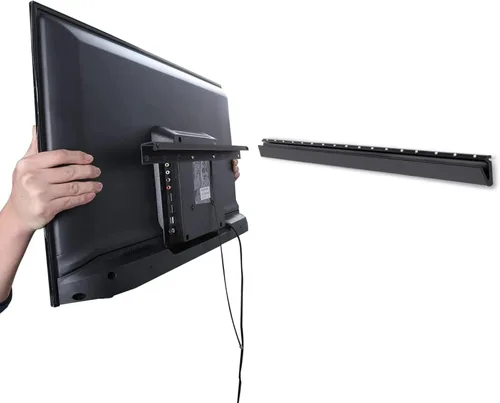 Miniatura 9 de Soporte de pared para TV sin clavos, resistente para televisores de pantalla plana de 26 a 55 pulgadas, sin pernos, sin taladro, sin anclajes, fácil