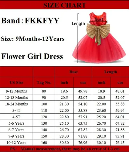 Miniatura 6 de Vestido Fkkfyy con flor, vestido para boda, para niña de 0-12 meses