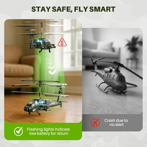 Miniatura 3 de SYMA Helicópteros RC, S51H, helicóptero de control remoto de 2.4 GHz, juguetes militares del ejército para niños y niñas con retención de altitud