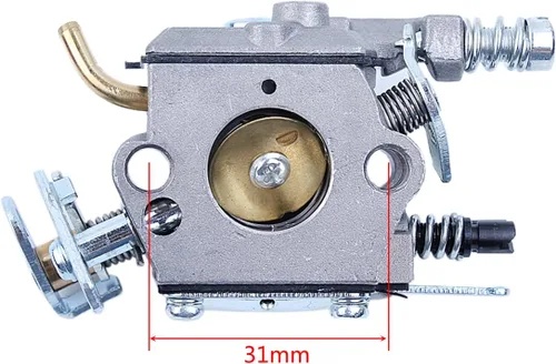 Miniatura 8 de Kit de carburador de pistón de cilindro de 1.575 in para motosierra Husqvarna 142 141 137 136 530069941, 530071987, 530019172, 530035482, 530029811