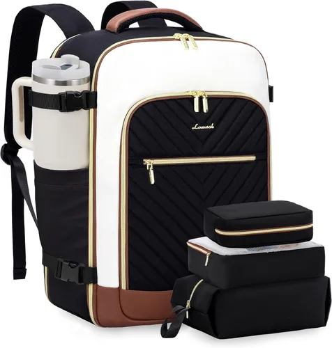 Miniatura 13 de LOVEVOOK Mochila de Viaje Grande, Mochila de Equipaje de Mano para Aviones, Viajes