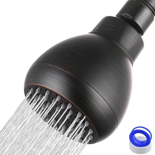 Miniatura 13 de Cabezal de ducha de alta presión, potente cabezal de ducha que aumenta la presión del baño, reemplazo universal perfecto para cabezales de ducha
