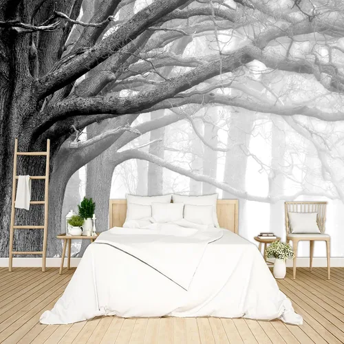 Miniatura 9 de Papel tapiz floral de peonía gris para despegar y pegar para dormitorio, sala de estar, 58 x 86 pulgadas